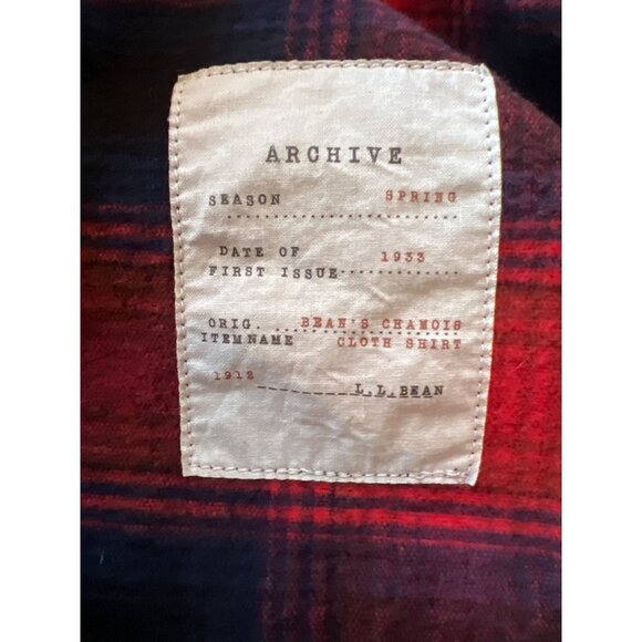 L.L. Bean Signature Archive Chamois Cloth Shirt, Jacket L, Heavyweight - Picture 4 of 8